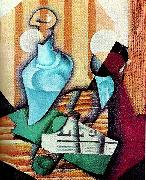 flaska och glas Juan Gris